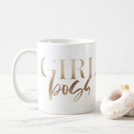 Girl Boss | Gelbes Gold | Moderne Macht Kaffeetasse