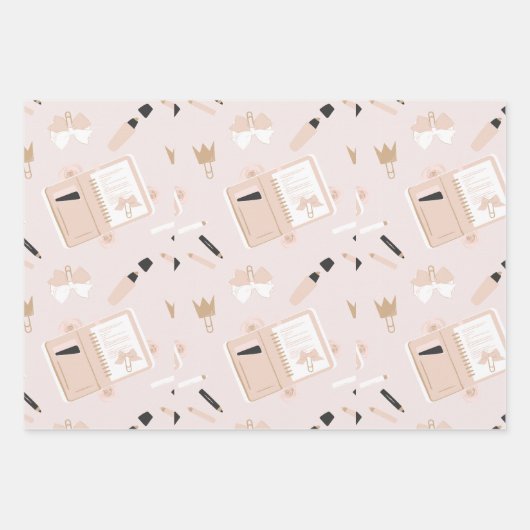 Girl Boss Geschenkpapier Set (Vorderseite 3)