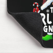 Girl Boss Gnome Buffalo Kariert Matching Family Ch Mousepad (Ecke)