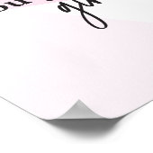 "Girl Boss Inspiration: 'You Go Girl' Poster Print (Ecke)