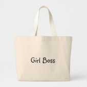 Girl Boss Jumbo Stoffbeutel (Vorne)