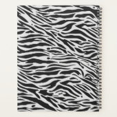 Girl Boss Luxury Black Pink Illustration Planer (Rückseite)