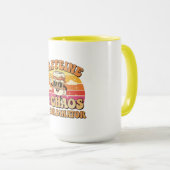 Girl Boss Mug Caffeine & Chaos Coordinator Cup. Tasse (VorderseiteRechts)