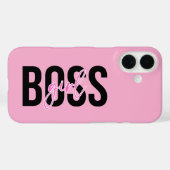 Girl Boss Pink Black Case-Mate iPhone Hülle (Rückseite (Horizontal))
