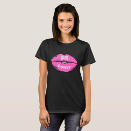 Girl Boss Pink Black T-Shirt