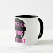 Girl Boss Pink Black Tasse (VorderseiteRechts)