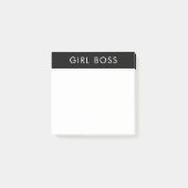 GIRL BOSS POST-IT KLEBEZETTEL (Vorderseite)