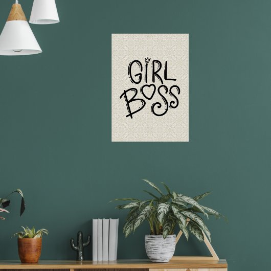 Girl Boss Poster (Wohnzimmer 1)