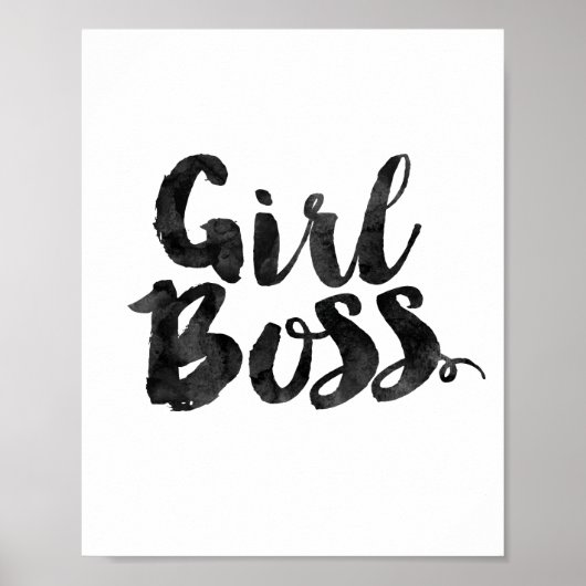 Girl Boss Poster (Vorne)