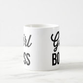 GIRL BOSS | Retro-Typografie-Tasse Tasse (Mittel)