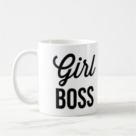 GIRL BOSS | Retro-Typografie-Tasse Tasse