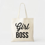 GIRL BOSS | Retro-Typografie-Tasse Tragetasche<br><div class="desc">Einzigartiger Totbeutel mit Retro-Typografie. Das wird perfekt sein als Geschenk. Ähnliche Gegenstände sind in meinem Laden zu finden. Mädchenboss!</div>