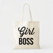 GIRL BOSS | Retro-Typografie-Tasse Tragetasche (Vorne)