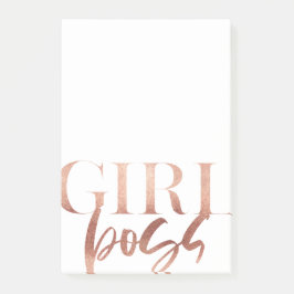 Girl Boss | Rose Schwarzer Text | Post-it Klebezettel