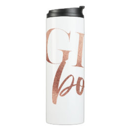 Girl Boss | Rose Schwarzer Text | Thermosbecher