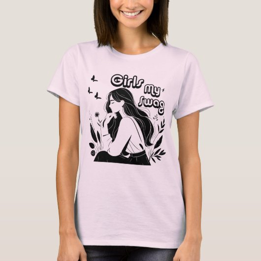 Girl Boss Swag T-Shirt (Vorderseite)