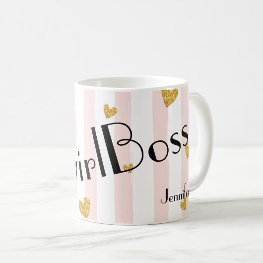 Girl Boss Tasse (VorderseiteRechts)