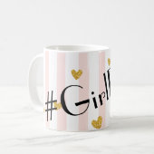 Girl Boss Tasse (Vorderseite Links)