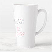 Girl-Boss-Textdesign für Kaffee oder Tee Milchtasse (Rechts)