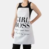 Girl Boss Tshirt, Girl Boss Schürze (InSitu)