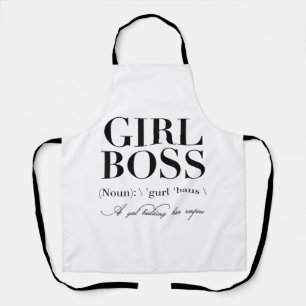 Girl Boss Tshirt, Girl Boss Schürze