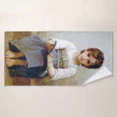 Girl, Bouguereau Badehandtuch (Badehandtuch)