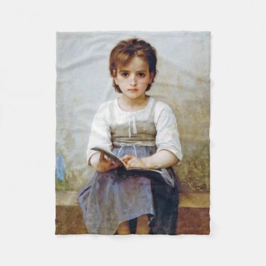 Girl, Bouguereau Fleecedecke (Vorderseite)