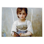 Girl, Bouguereau Große Geschenktüte (Rückseite)