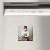 Girl, Bouguereau Magnet (In Situ (Geschirrspüler))