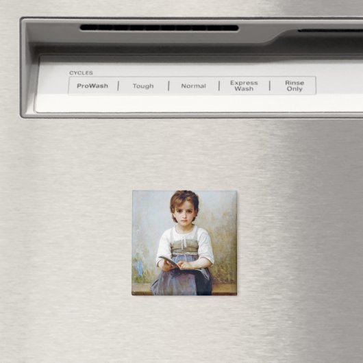 Girl, Bouguereau Magnet (In Situ (Geschirrspüler))