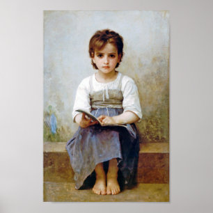 Girl, Bouguereau Poster