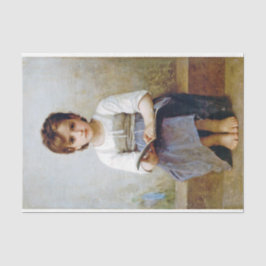 Girl, Bouguereau Seidenpapier