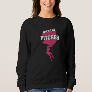 Girl Boulder Climber Alpinist Bergsteigen Extre Sweatshirt