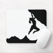 Girl Boulderer und Matterhorn Mousepad (Mit Mouse)