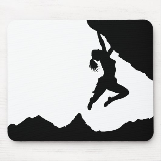 Girl Boulderer und Matterhorn Mousepad (Vorne)