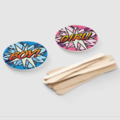 Girl Boy Gender Reveal Quiz Game Sign Fächer (Non-assembled)