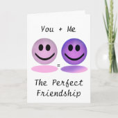 Girl+Boy Perfekt Friendship Card Karte (Vorderseite)
