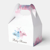 Girl Boy Twins Baby Showbox Geschenkschachtel (Vorderseite)