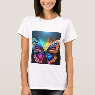 Girl-Butterfly-Hemd T-Shirt