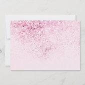 Girl Butterfly Thema 1. Geburtstag Party Dankeskarte (Rückseite)