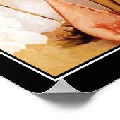 Girl Button-up Classic Poster (Ecke)