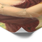 Girl by Lemon Tree by Emile Vernon Poster (Ecke)