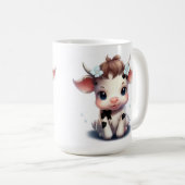 Girl Calf Kaffee Tasse 15oz (VorderseiteRechts)