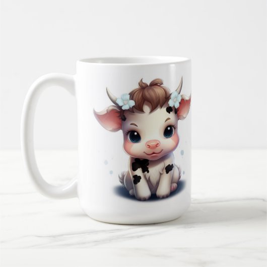 Girl Calf Kaffee Tasse 15oz (Links)