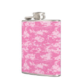 Girl Camouflage Pink Camouflage Flachmann (Links)