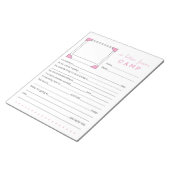 Girl Camp Stationery Letter aus Camp Notizblock (angewinkelt)