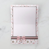 Girl Card Feiertagskarte (Innenseite)