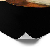 Girl Carving Apple Halloween Poster (Ecke)