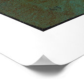 Girl Cat Stiefel gestreift Socken Spaß mit Goth Ar Poster (Ecke)