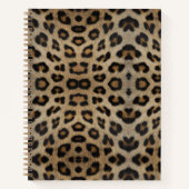 Girl-chic Leopard-Blatt-Tiermuster Spaß Notizblock (Vorderseite)